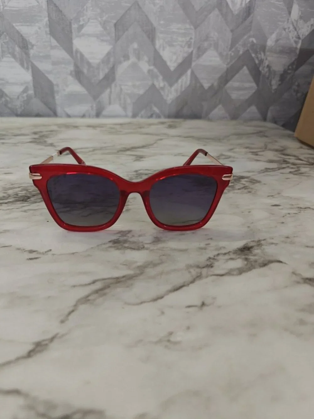 PRIVÉ REVAUX Rx’able Polarized Sunglasses, To Collins, Red, Cat Eye, 52-20-142